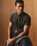 Men's Premium Slub Crew Tee - Black Olive
